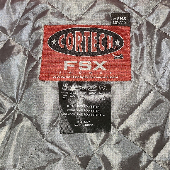 Cortech FSX Motorcycle Jacket Men's Med (Size 42). Armored, Ventilated. Condit - Picture 4 of 5